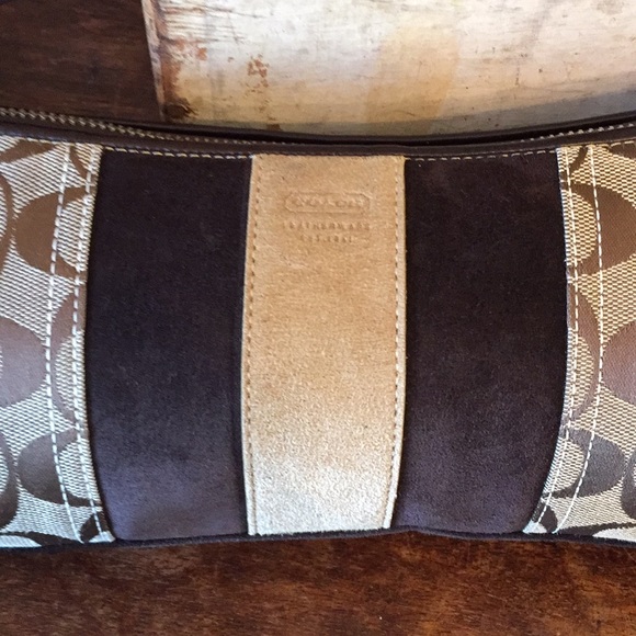 Coach Signature Jacquard and suede bag - Picture 6 of 7